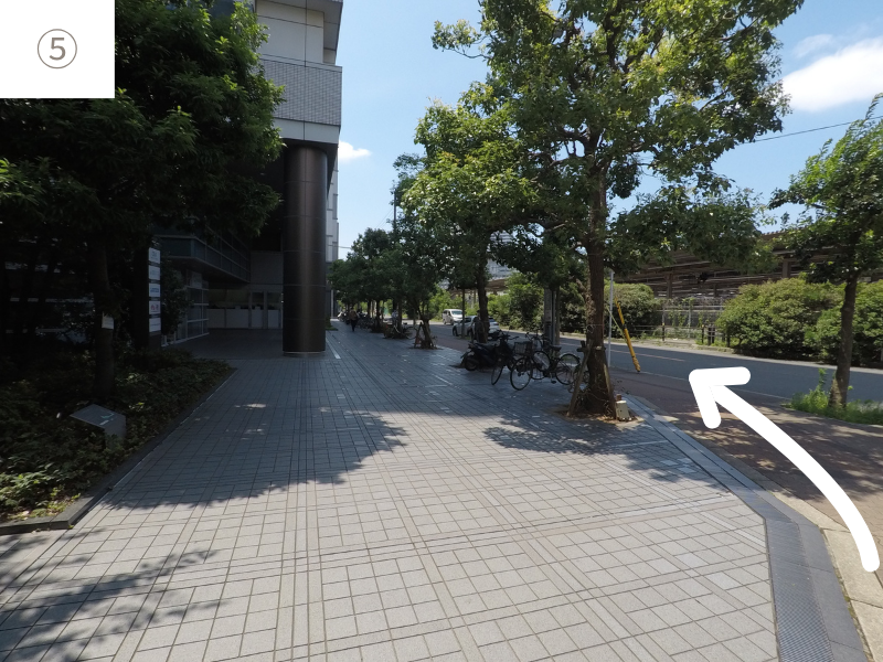 そのまま道なりを進みます。